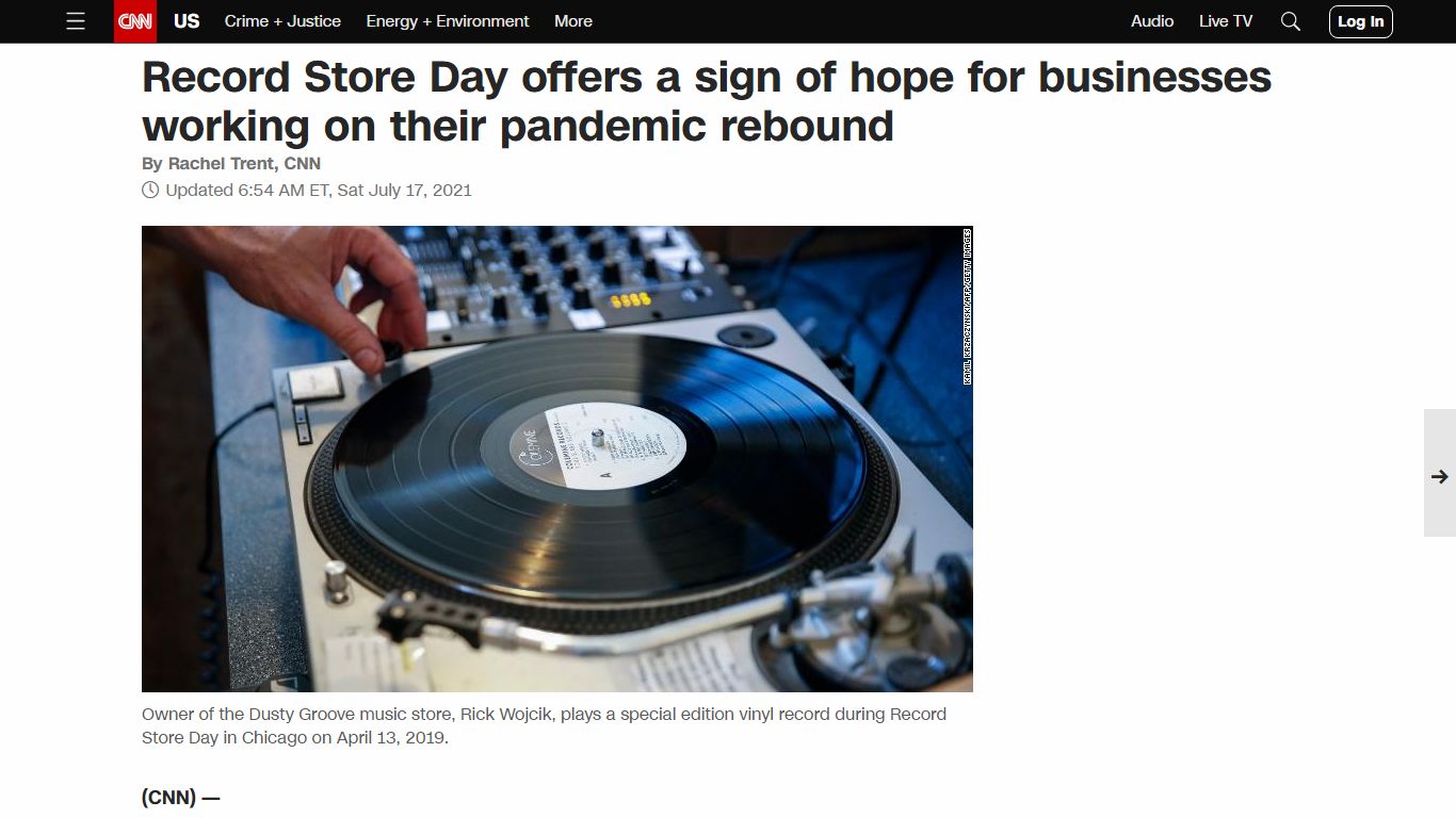 Record Store Day 2021 offers a sign of hope for businesses ... - CNN