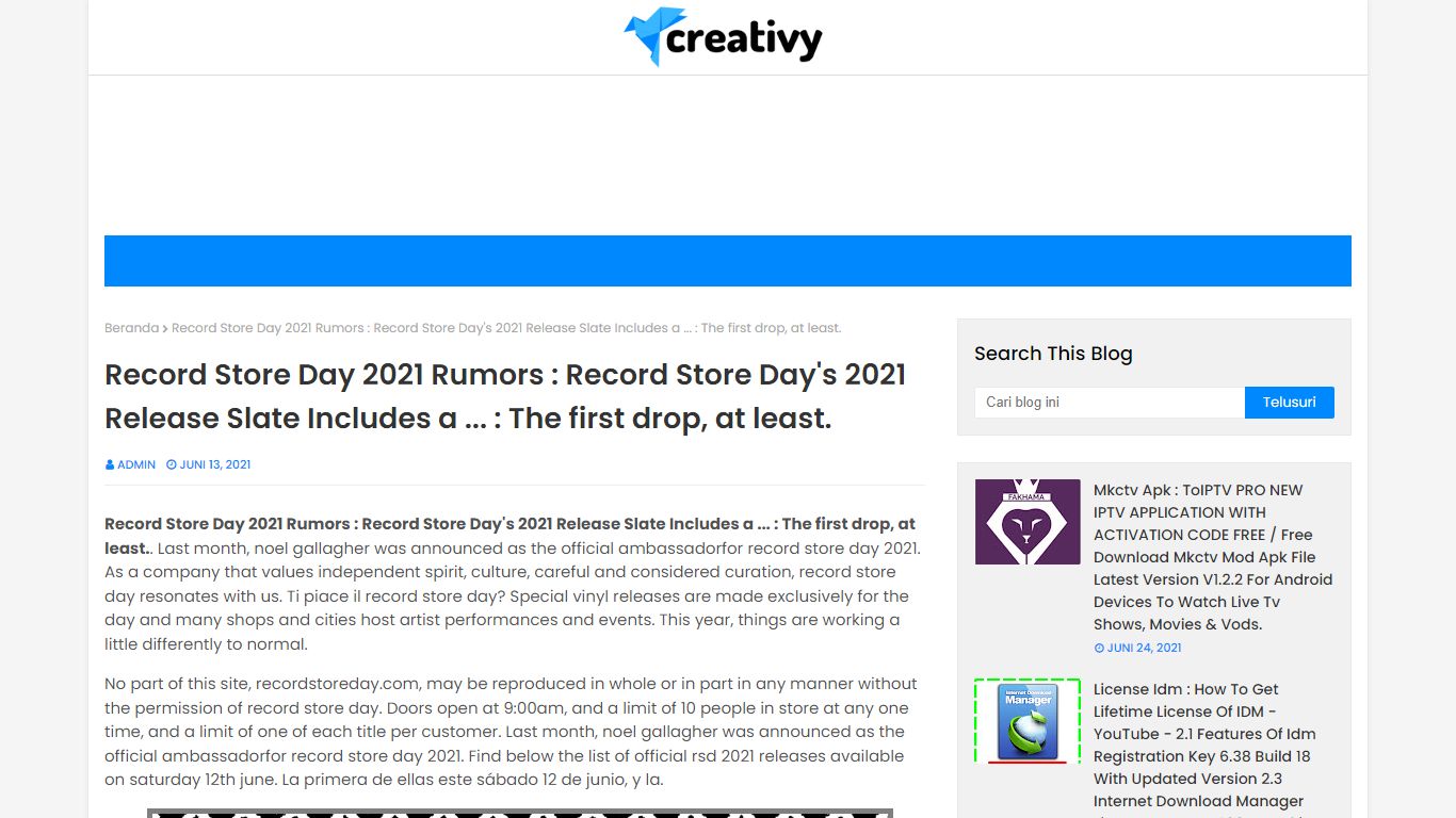 Record Store Day 2021 Rumors : Record Store Day's 2021 Release Slate ...